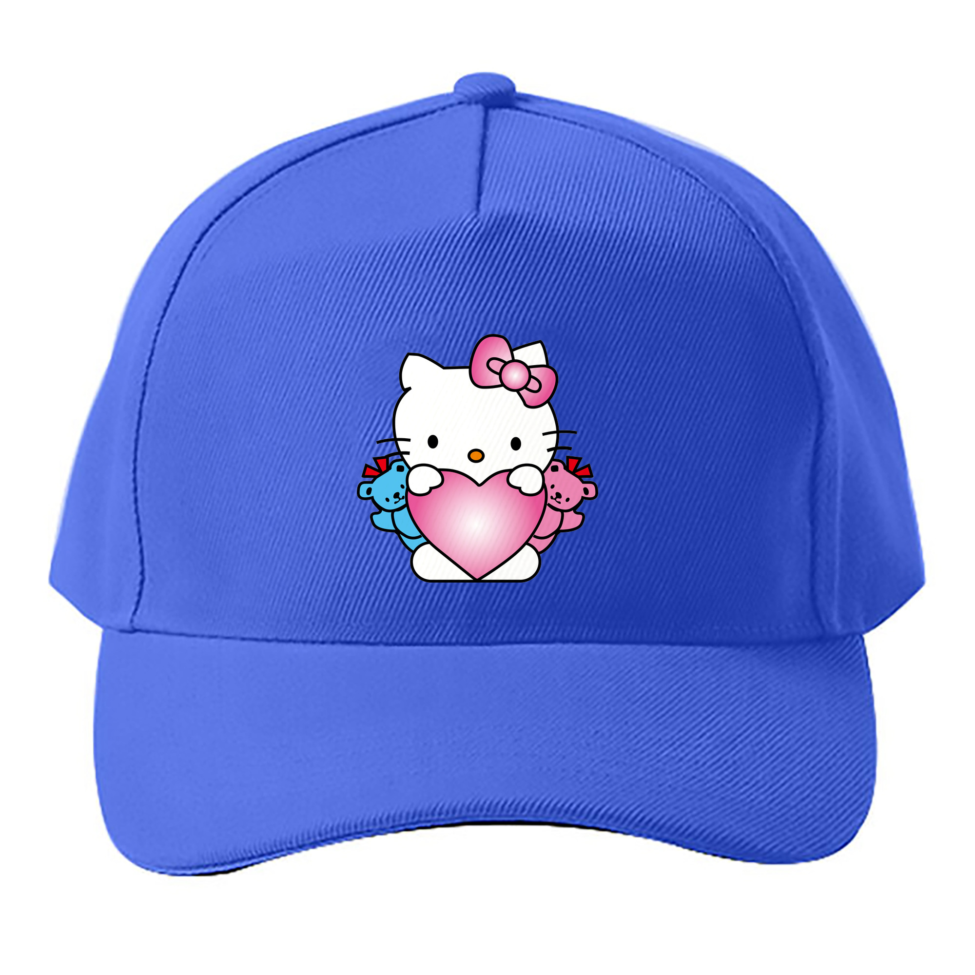 （画像用） Hello Kitty ハローキティ ベースボールキャップ 綿100％ 男女兼用 帽子 スポーツ